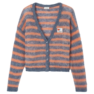American Vintage NENYBAY Cardigan Tornado Melange Stipe